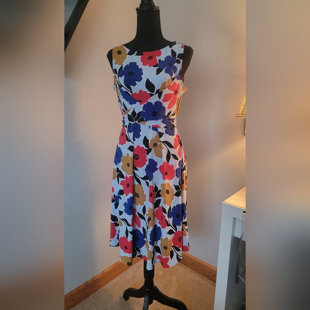 Motherhood Maturnity Floral Sleeveless Dress Size M